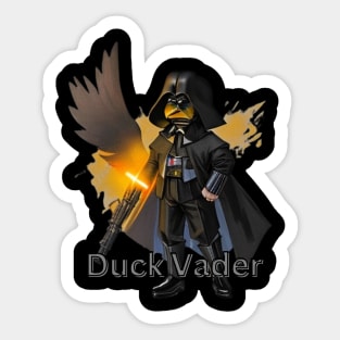 Duck Vader Sticker